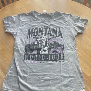 Tultex Gray Graphic T-Shirt